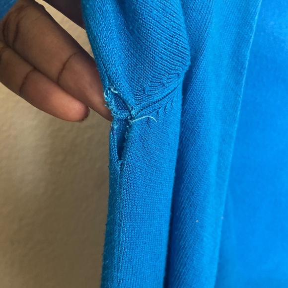 Ombre blue forever 21 cardigan - Picture 4 of 5